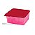 Tupperware Basic Line 5 Litros Rosa Tampa Vermelha - Imagem 1