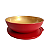 Tupperware Tigela Allegra 740ml Vermelho - Imagem 1