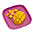 Tupperware Prato Post Me Rosa - Imagem 1