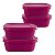 Tupperware Freezer Line Açaí 450ml kit 4 Peças - Imagem 1