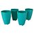 Kit Tupperware Copo Floresta 525ml Verde 4 Peças - Imagem 1