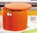 Tupperware Fresh Smart Redondo 4,7 litros Laranja - Imagem 1