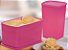 Tupperware Kit Espaçosa 3 litros + Jeitosa 1,8 litros Rosa Pink - Imagem 1