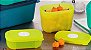 Tupperware Kit Freezertime Margarita 290ml e 110ml 2 peças Amarelo - Imagem 1
