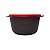 Tupperware Cristalwave 2 litros Preta e Vermelha - Imagem 4