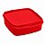 Tupperware Basic Line com Divisórias 550ml Vermelha - Imagem 1