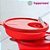 Tupperware Tigela Cristalwave 1 litro Vermelha - Imagem 2