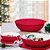 Tupperware Tigelas Allegra Vermelho Kit 3 Peças - Imagem 2