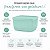 Tupperware Refri Line Quadrado 650ml Verde Aquamarine - Imagem 4