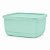 Tupperware Refri Line Quadrado 650ml Verde Aquamarine - Imagem 1