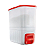 Tupperware Rice Dispenser Arroz 10kg Conserva e Mede Vermelho - Imagem 2