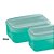 Tupperware Modular Retangular Baixo 350ml Verde - Imagem 2