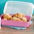 Tupperware Visual Box Grande 2,3 litros Rosa - Imagem 1