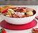 Tupperware Tigela Allegra 3,5 litros Branco e Vermelho - Imagem 1
