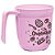 Tupperware Caneca Allegra Loucos por Chocolate 400ml Rosa - Imagem 1
