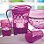Tupperware Jarra Prisma 2 litros + 4 Copos Prisma 475ml Kit 5 Peças Roxo - Imagem 1