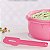 Tupperware Pá Batedeira Rosa - Imagem 1