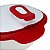 Tupperware Travessa Thermo Tup 3,4 litros Branco e Vermelho - Imagem 2