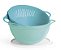 Tupperware Super Criativa 4,5 litros Verde Mint + Multi Escorredor 1,7 litro Azul Turquesa - Imagem 1