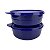 Tupperware Tigelas Premier Azul  Noite 500ml kit 2 peças - Imagem 1
