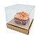 10 Caixas kraft para 1 cupcake ( 8,5x8,5x8 ) pct c/10 Unid. - Imagem 1