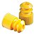 Tampa Para Tubo De Ensaio Amarela 12mm X 75mm Cralplast com 1000 unidades - Imagem 1