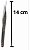 Pinça Anatômica Dissecção 14cm Aço Inox - Mocar - Imagem 2