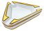 Cinzeiro de Cerâmica Triangular Para 3 Charutos - Imagem 4