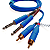 Cabo 2RCA + 2P10 Profissional - Imagem 1