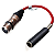 Adaptador XLR (macho ou fêmea) + Jack P10 (J10 fêmea) Blindado - Imagem 2