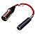 Adaptador XLR (macho ou fêmea) + Jack P10 (J10 fêmea) Blindado - Imagem 1