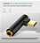 Adaptador USB C 90 graus para fone de ouvido P2 e microfone - Imagem 2