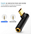 Adaptador USB C 90 graus para fone de ouvido P2 e microfone - Imagem 4
