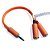 Adaptador / Divisor P2 + 2 Jack P2 (J2 fêmea) Estéreo - Imagem 1