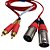 Cabo 2RCA + 2XLR Macho ou Fêmea Profissional - Imagem 3