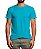 Camiseta Básica Azul Turquesa - Imagem 1