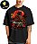 Camiseta Oversized Gato Samurai - Imagem 3