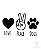 Camiseta Love Peace Dogs - Imagem 2