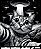 Estampa Costas Tokyo Space Cat - Imagem 2