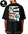 Camiseta Oversized Ícones da Cultura Pop - Imagem 1