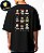 Camiseta Oversized Vilões Épicos Fichados - Imagem 1
