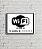 Placa de parede WiFi Zone - Imagem 1