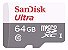 Cartão de memória Micro SD Sandisk Ultra 64GB Classe 10 SDSDQX-64G-B35 - Imagem 1
