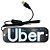 Painel de Led Luminoso UBER Placa para carro/ Motorista de Aplicativo com 2 Ventosas - Imagem 4