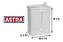 Gabinete P/ Banheiro Astra Gab Fit Pvc 2 Portas + Gavetão Branco - Imagem 2