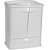 Gabinete P/ Banheiro Astra Gab Fit Pvc 2 Portas + Gavetão Branco - Imagem 1