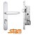 Fechadura Stam 501-502/33 Externa Média Espelho Inox - Imagem 1