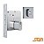 Fechadura Stam 1006 para Portas de Correr - Imagem 1