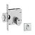 Fechadura Stam Rolete para Porta Pivotante 1005 Ros. Quadrada - Imagem 2