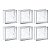 Bloco Tijolo de Vidro 19X19X8Cm com 6 Und - Imagem 2
